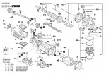 Bosch 3 601 G9E 070 GWS 13-125 CI Angle Grinder 230 V / GB Spare Parts GWS13-125CI